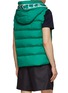 Back View - Click To Enlarge - MONCLER - ‘CARDAMINE’ FRONT LOGO HOODED PUFFER VEST