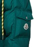  - MONCLER - ‘MARIVELES’ DETACHABLE HOOD EMBROIDERED LOGO PATCH PUFFER JACKET