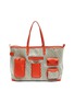 Main View - Click To Enlarge - ANYA HINDMARCH - ‘I AM A PLASTIC BAG’ XL MULTI POCKET RECYCLED CANVAS TOTE BAG