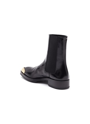  - JIL SANDER - Asymmetric Metal Point Toe Chelsea Boots