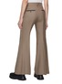 Back View - Click To Enlarge - SACAI - CHALK STRIPE FLARE PANTS