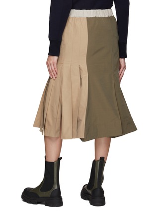 Back View - Click To Enlarge - SACAI - BELTED GROSGRAIN MIDI SKIRT