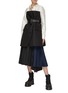 Figure View - Click To Enlarge - SACAI - DECONSTRUCTED SILK WOOL JACKET
