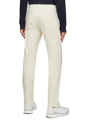 Back View - Click To Enlarge - THEORY - ‘RAFFI’ FLAT FRONT STRAIGHT LEG TWILL PANTS