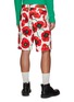 Back View - Click To Enlarge - KENZO - POPPY PRINT HAWAIIAN SHORTS
