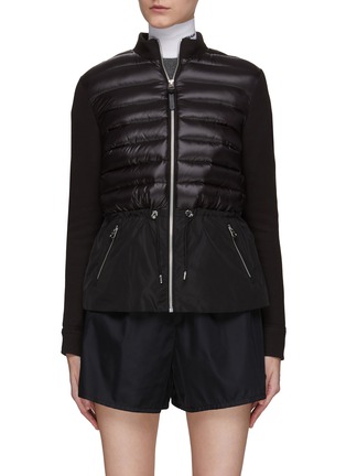 Main View - Click To Enlarge - MACKAGE - ‘Joyce-Z’ Puffer Panelled High Neck Zip-Up Jacket