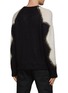 Back View - Click To Enlarge - SAINT LAURENT - OVERSIZE CREWNECK LONG SLEEVE MOHAIR WOOL KNITTED SWEATER