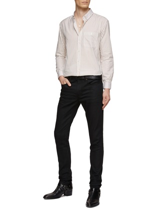 Figure View - Click To Enlarge - SAINT LAURENT - LOW RISE SKINNY JEANS