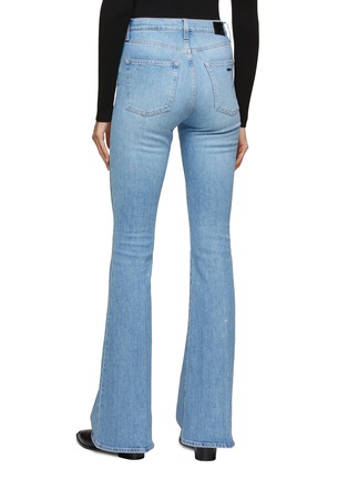 Back View - Click To Enlarge - MADE IN TOMBOY - HIGH RISE FLARED LEG DENIM JEANS