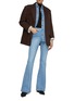 Figure View - Click To Enlarge - MADE IN TOMBOY - HIGH RISE FLARED LEG DENIM JEANS