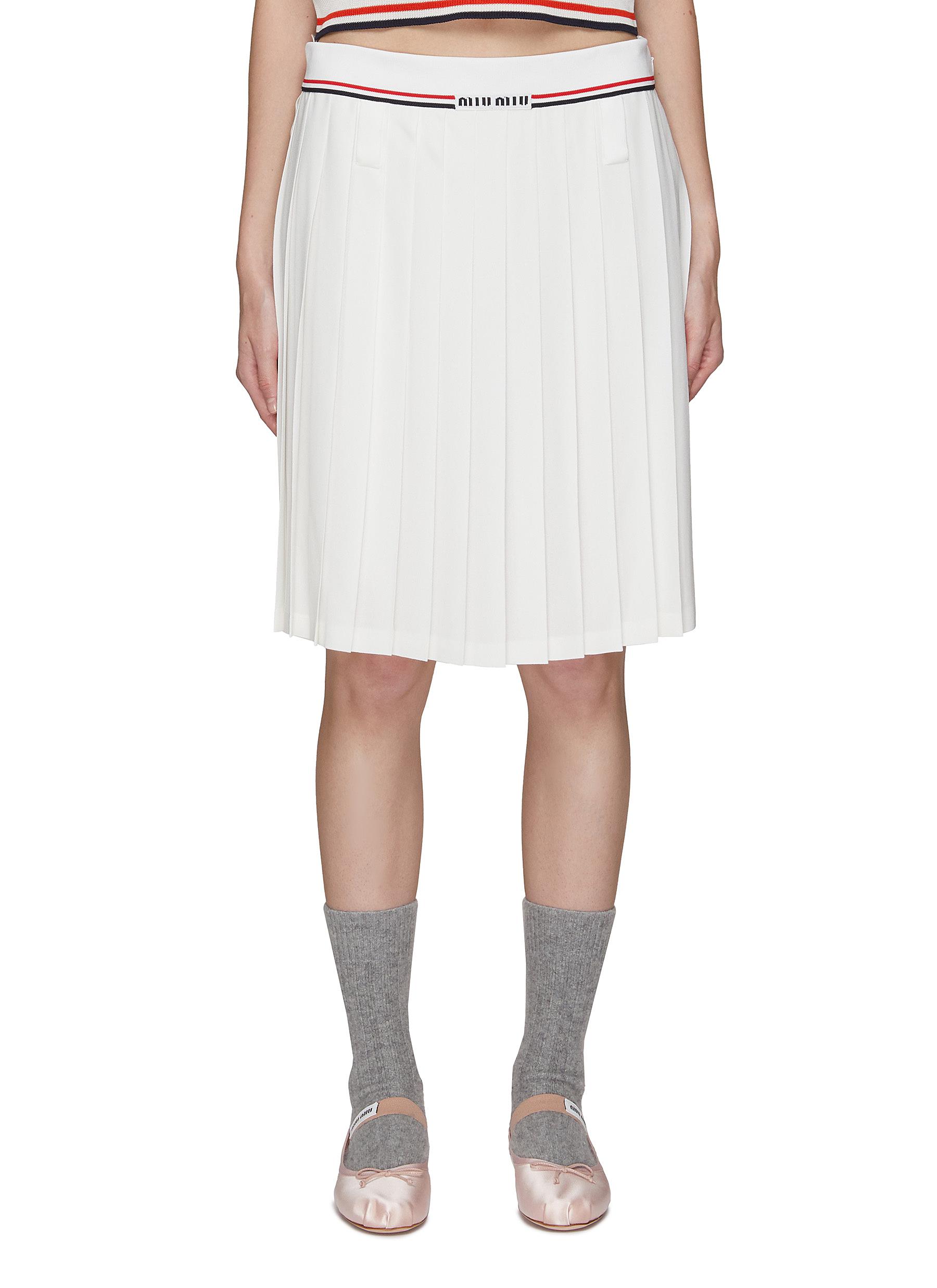 スカート andmary Miu pleats skirt ANDMARY】Miu pleats skirt