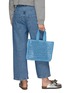 Figure View - Click To Enlarge - EQUIL - Small Raffia Crochet Tote Bag