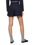 Back View - Click To Enlarge - MIU MIU - Pleated Tailored Wide Leg Shorts