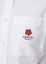  - KENZO - Poppy Chest Embroidery Cotton Long-Sleeved Shirt