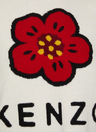  - KENZO - Poppy Logo Wool Knit Crewneck Jumper