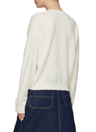 Back View - Click To Enlarge - KENZO - Poppy Logo Wool Knit Crewneck Jumper