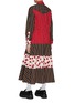 Back View - Click To Enlarge - KENZO - POPPY PRINTED WAIST BELT SHIRT DRESS