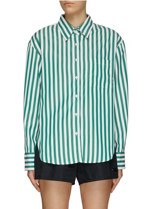 Main View - Click To Enlarge - THE FRANKIE SHOP - ‘LUI’ SILKY SHIRT