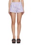 Main View - Click To Enlarge - THE FRANKIE SHOP - ‘Perla’ Elastic Waist Gym Shorts