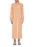 Main View - Click To Enlarge - THE FRANKIE SHOP - ‘Cala’ Striped Cotton Shirt Dress