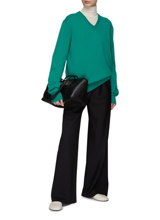 Figure View - Click To Enlarge - THE ROW - ‘Falun’ Turtleneck Sleeveless Cashmere Knit Top