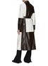 Back View - Click To Enlarge - THE ROW - ‘TRAVIESA’ BELTED COLOUR-BLOCK LEATHER COAT