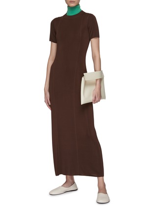 Figure View - Click To Enlarge - THE ROW - ‘Pesenti’ Short Sleeved Maxi Dress