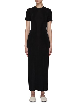 Main View - Click To Enlarge - THE ROW - ‘Pesenti’ Short Sleeved Maxi Dress