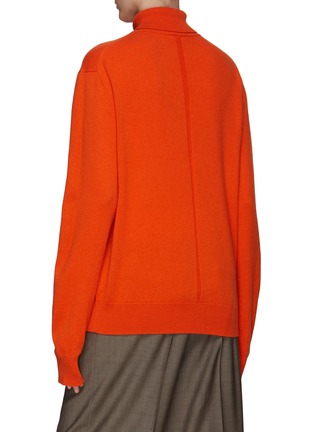 Back View - Click To Enlarge - THE ROW - ‘Ciba’ Turtleneck Long-Sleeved Cashmere Knit Top