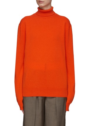 Main View - Click To Enlarge - THE ROW - ‘Ciba’ Turtleneck Long-Sleeved Cashmere Knit Top