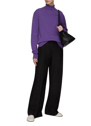 Figure View - Click To Enlarge - THE ROW - ‘Ciba’ Turtleneck Long-Sleeved Cashmere Knit Top
