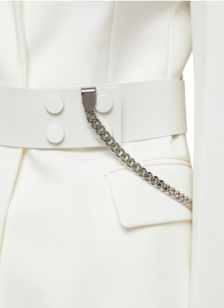  - COMME MOI - CHAIN DETAIL BELTED BLAZER