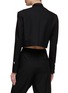 Back View - Click To Enlarge - COMME MOI - CROPPED NO COLLAR BLAZER