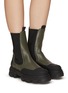 Figure View - Click To Enlarge - GANNI - HIGH SHAFT LEATHER CHELSEA BOOTS