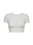 Main View - Click To Enlarge - SKIMS - ‘Cotton’ Jersey Super Cropped T-Shirt