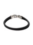 Detail View - Click To Enlarge - JOHN HARDY - ‘Classic Chain’ Asli Double Woven Leather Strap Silver Bracelet