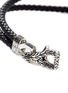 Detail View - Click To Enlarge - JOHN HARDY - ‘Classic Chain’ Asli Double Woven Leather Strap Silver Bracelet