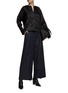 Figure View - Click To Enlarge - RUOHAN - ‘Ata’ Pleated High Waist Wide Leg Jeans