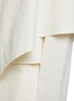  - RUOHAN - ‘Clemente’ Asymmetric Cape Overlay Cotton Long Sleeve Crewneck T-Shirt