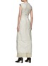 Back View - Click To Enlarge - RUOHAN - CREWNECK SLEEVELESS BUTTON FRONT MAXI DRESS