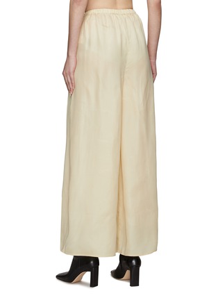 Back View - Click To Enlarge - RUOHAN - ELASTICATED WAIST WIDE LEG PANTS
