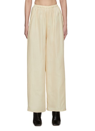 Main View - Click To Enlarge - RUOHAN - ELASTICATED WAIST WIDE LEG PANTS