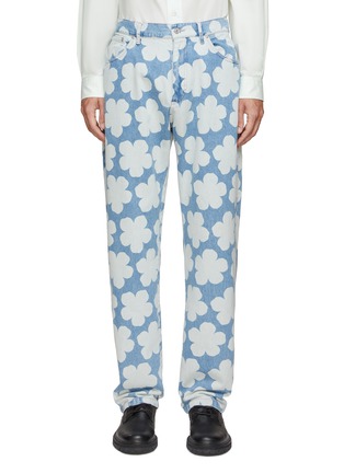 Main View - Click To Enlarge - KENZO - All Over Floral Print Loose Fit Jeans