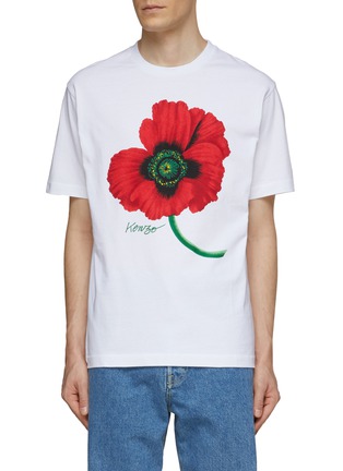 Main View - Click To Enlarge - KENZO - Flower Graphic Crewneck T-Shirt