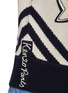  - KENZO - GRAPHIC PATCH V-NECK KNIT SWEATER