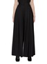 Main View - Click To Enlarge - BEVZA - FLAT FRONT HIGH RISE WIDE LEG PANTS