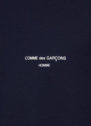  - COMME DES GARÇONS HOMME - Chest Logo Print Cotton Crewneck T-Shirt