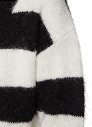  - RTA - ‘Artemis’ Striped Alpaca Wool Blend Knit Long Cardigan