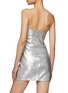 Back View - Click To Enlarge - RTA - ‘ROSE’ STRAPLESS LAMBSKIN LEATHER TUBE MINI DRESS