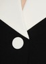  - KIMHĒKIM - ‘Neo Malevich’ Contrast Lapel And Cuff Wool Blend Cropped Blazer